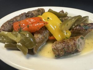 Sausage Peppers Appetizer Balagio Restaurant Homewood