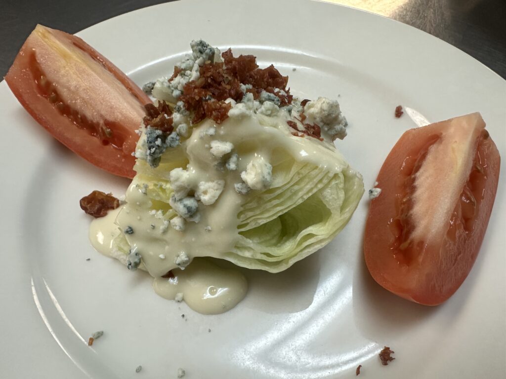 Wedge Salad W Blue cheese crumble Balagio Restaurant Homewood - Balagio Restaurant Wedge Salad W Blue cheese crumble Balagio Restaurant Homewood