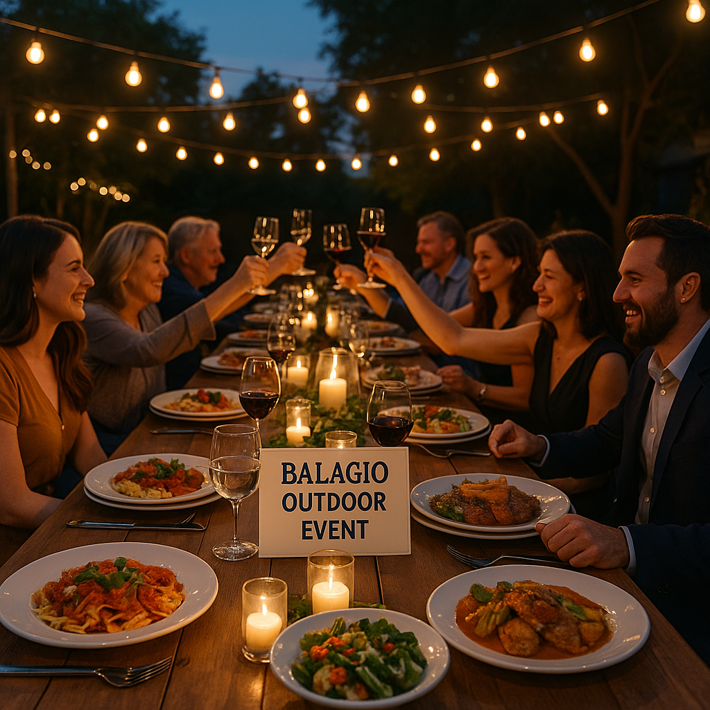 Private event celebration at Balagio Italian restaurant