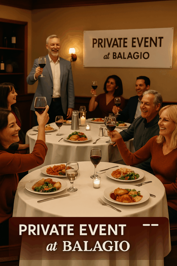 Balagio for Your Private Event