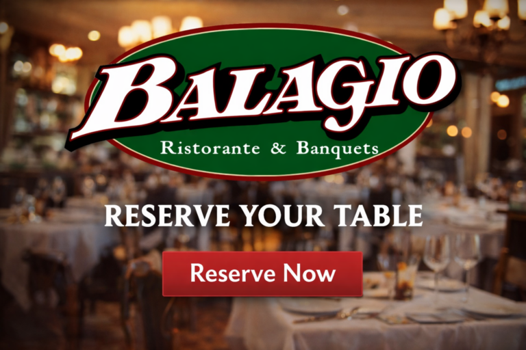 Reserve Your Table at Balagio Mokena