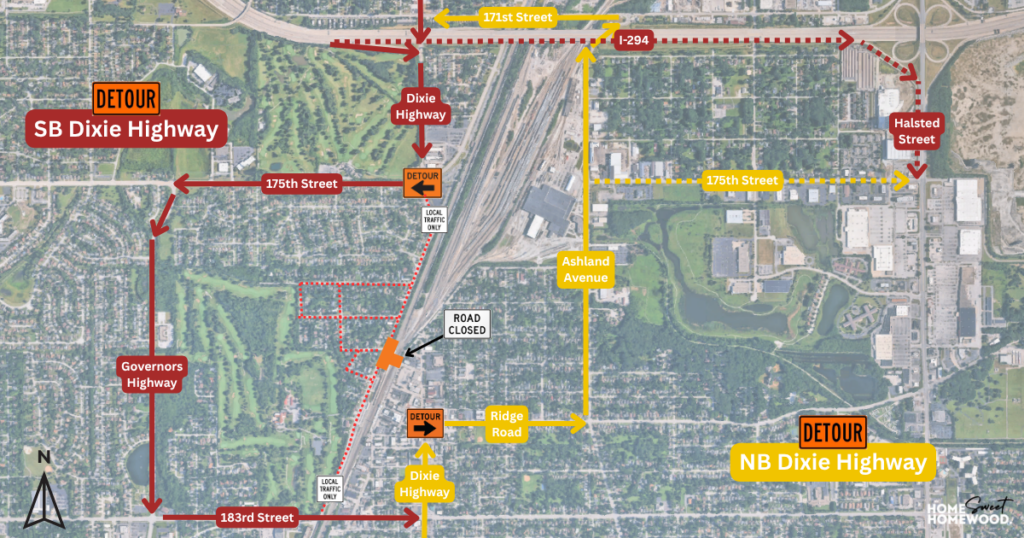 Dixie Highway Viaduct Closure - Village of Homewood