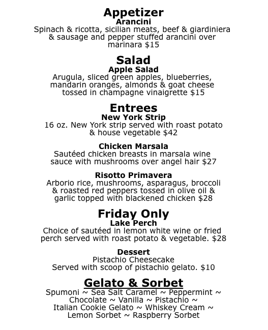 Homewood 25th 2026 Specials