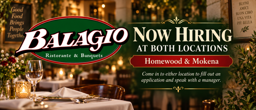 Balagio Hiring Banner